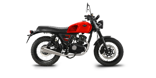 Keeway SR250 in Glossy Red