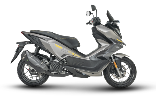 Hero Xoom 160 in Matte Volcanic Grey