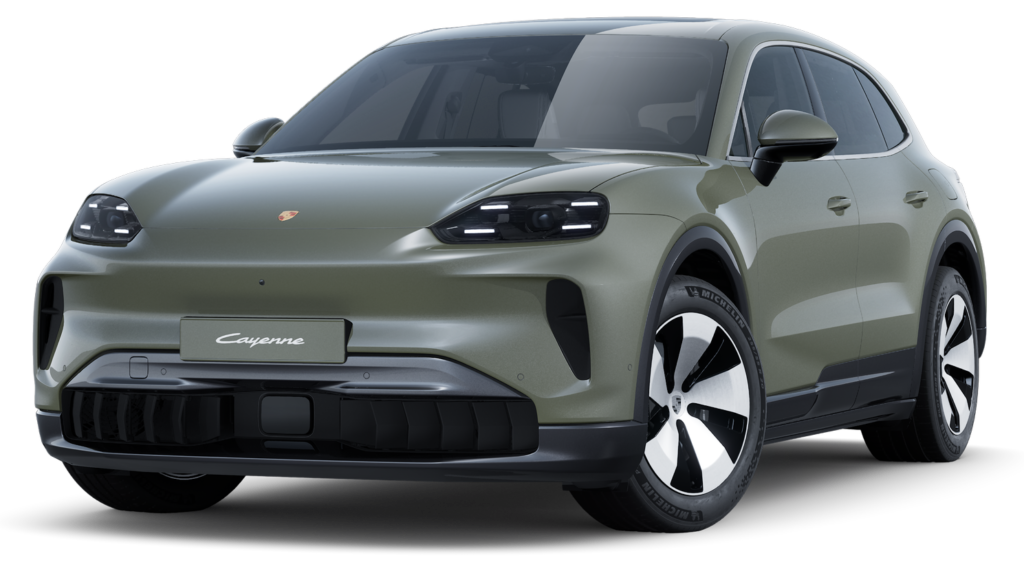 Porsche Cayenne Electric in Monteverde Metallic