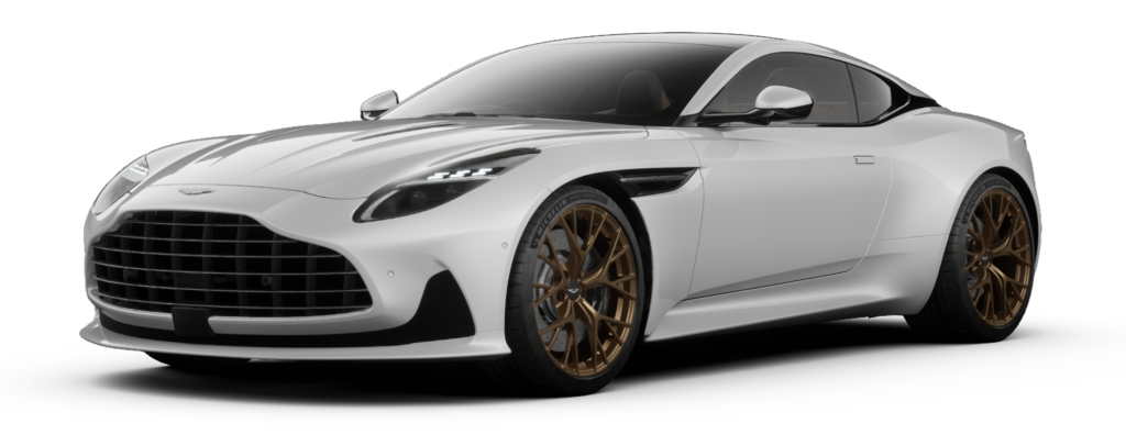 Aston Martin DB12 in Neutron White