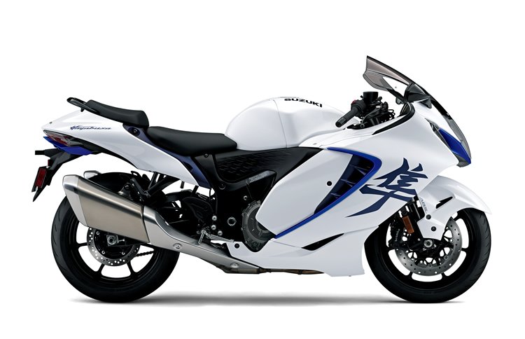 Suzuki Hayabusa in Pearl Vigor Blue / Pearl Brilliant White