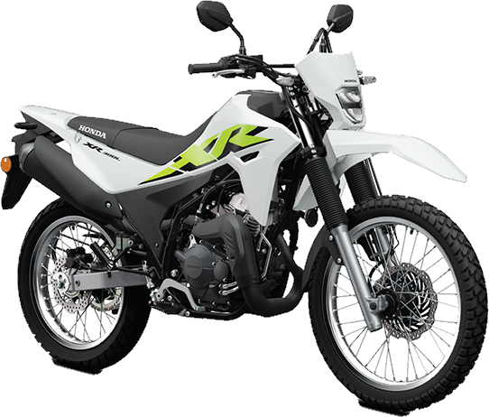 Honda XR300L in Shasta White