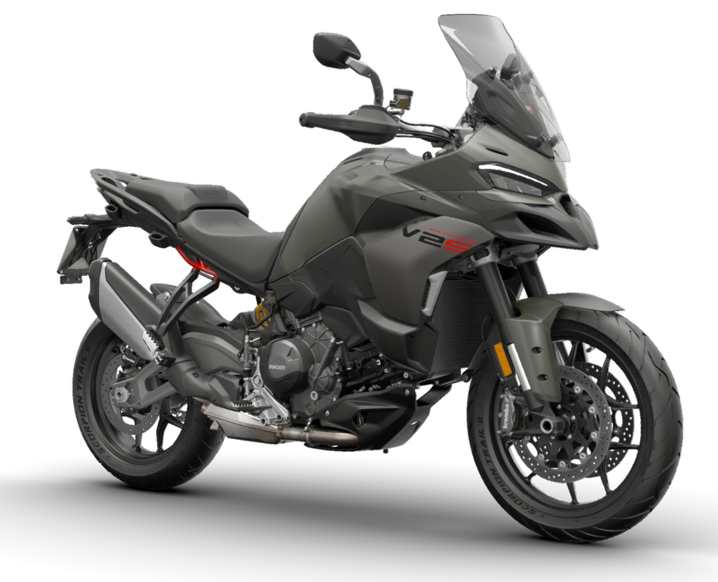 Ducati Multistrada V2 in Storm Green