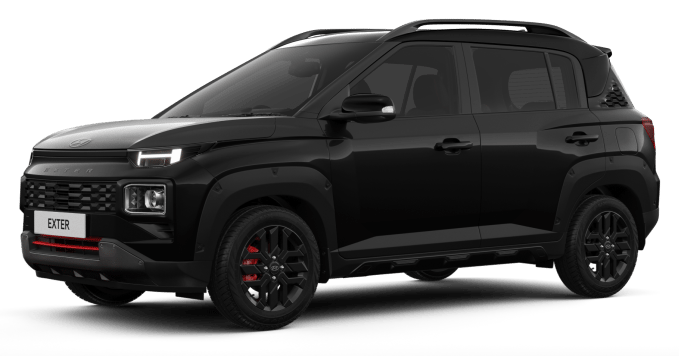 Hyundai Exter in Titanium Black Knight