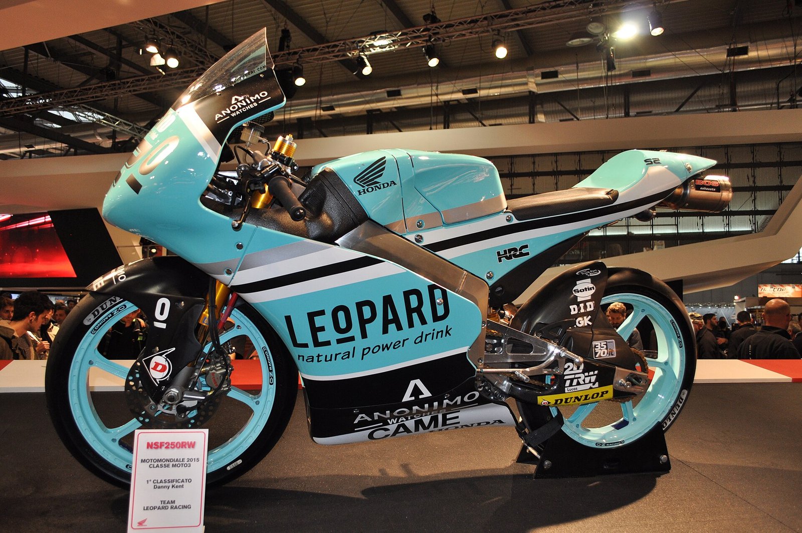 Honda NSF250R racing motorcycle, the same model Jaden Immanuel raced to the ADAC Junior Cup title