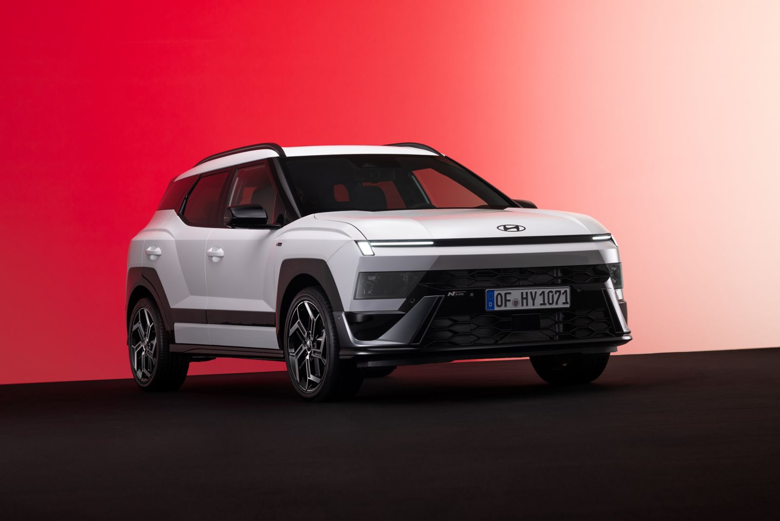 All-new Hyundai Bayon N Line, front three-quarter view