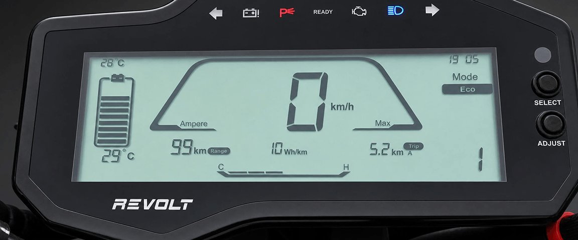 Revolt RV400 BRZ, interior