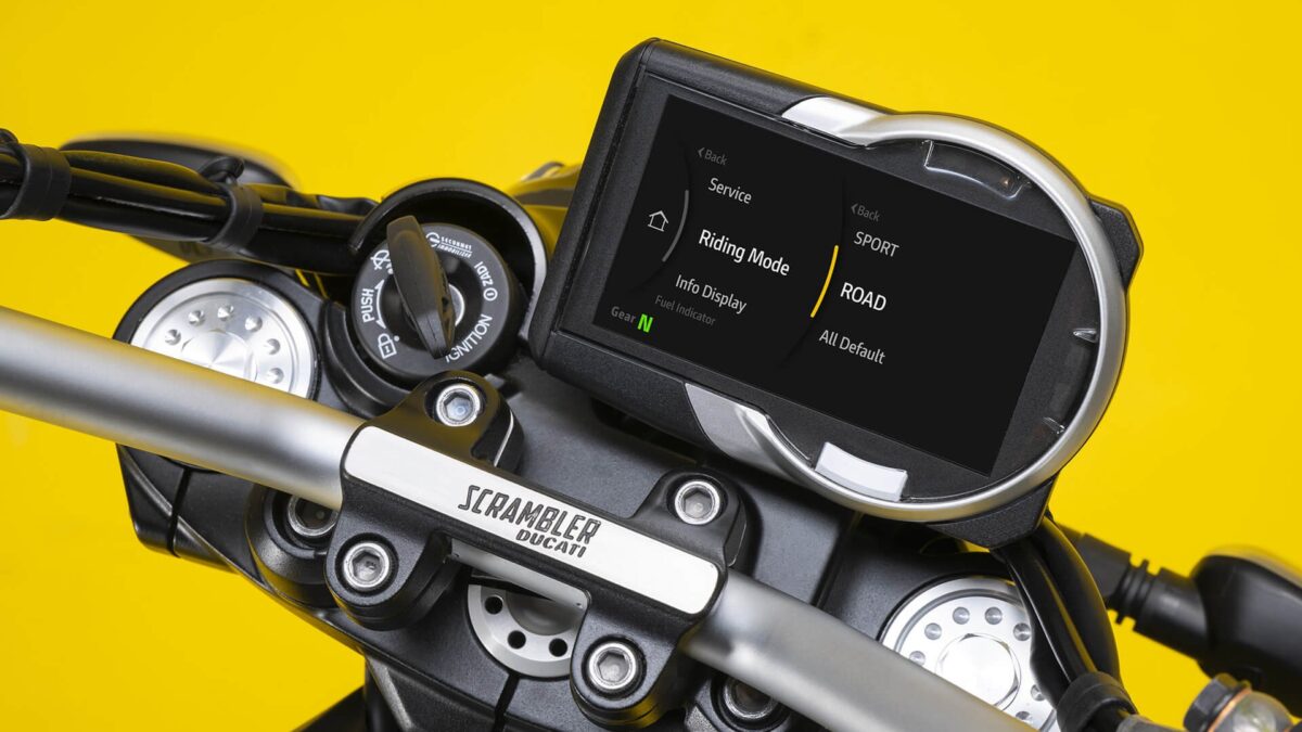 Ducati Scrambler Icon, interior