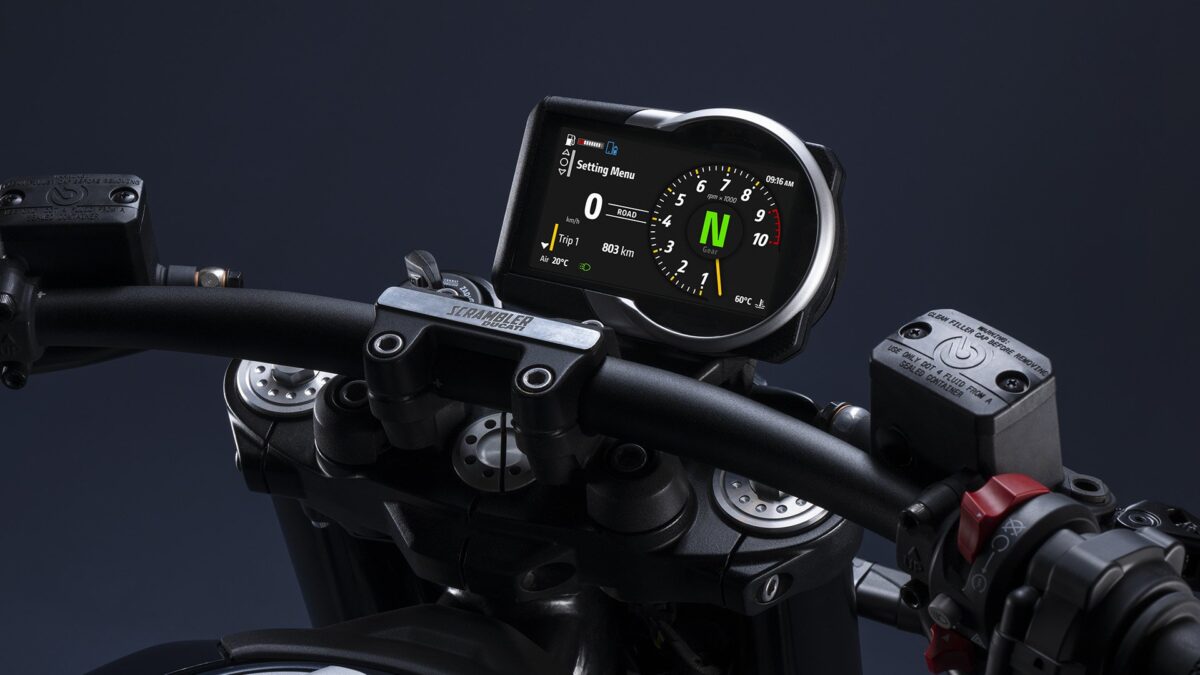 Ducati Scrambler Nightshift, interior