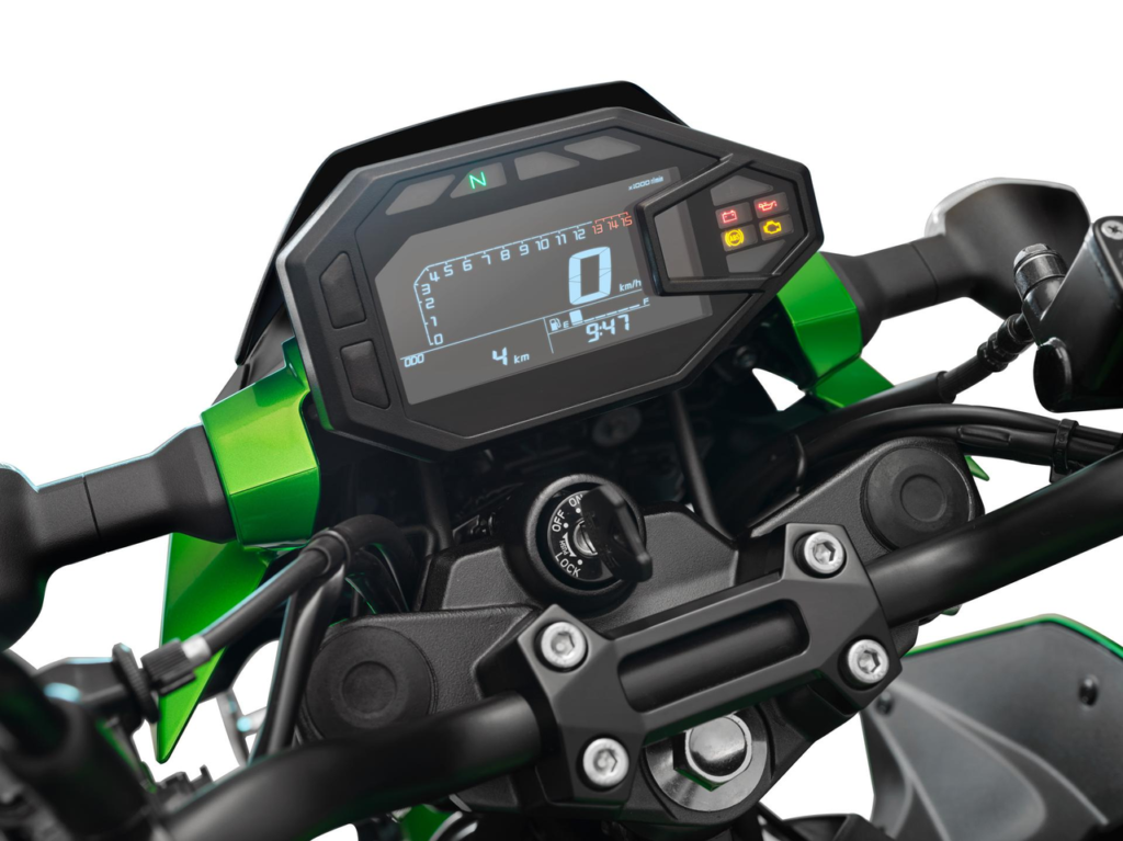 Kawasaki Z300, interior