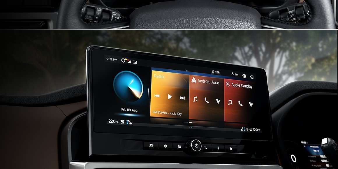 Mahindra Scorpio N 12.3-inch touchscreen infotainment